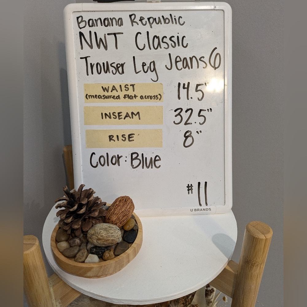 NWT Banana Republic classic trouser leg jeans size 6 - Picture 5 of 5